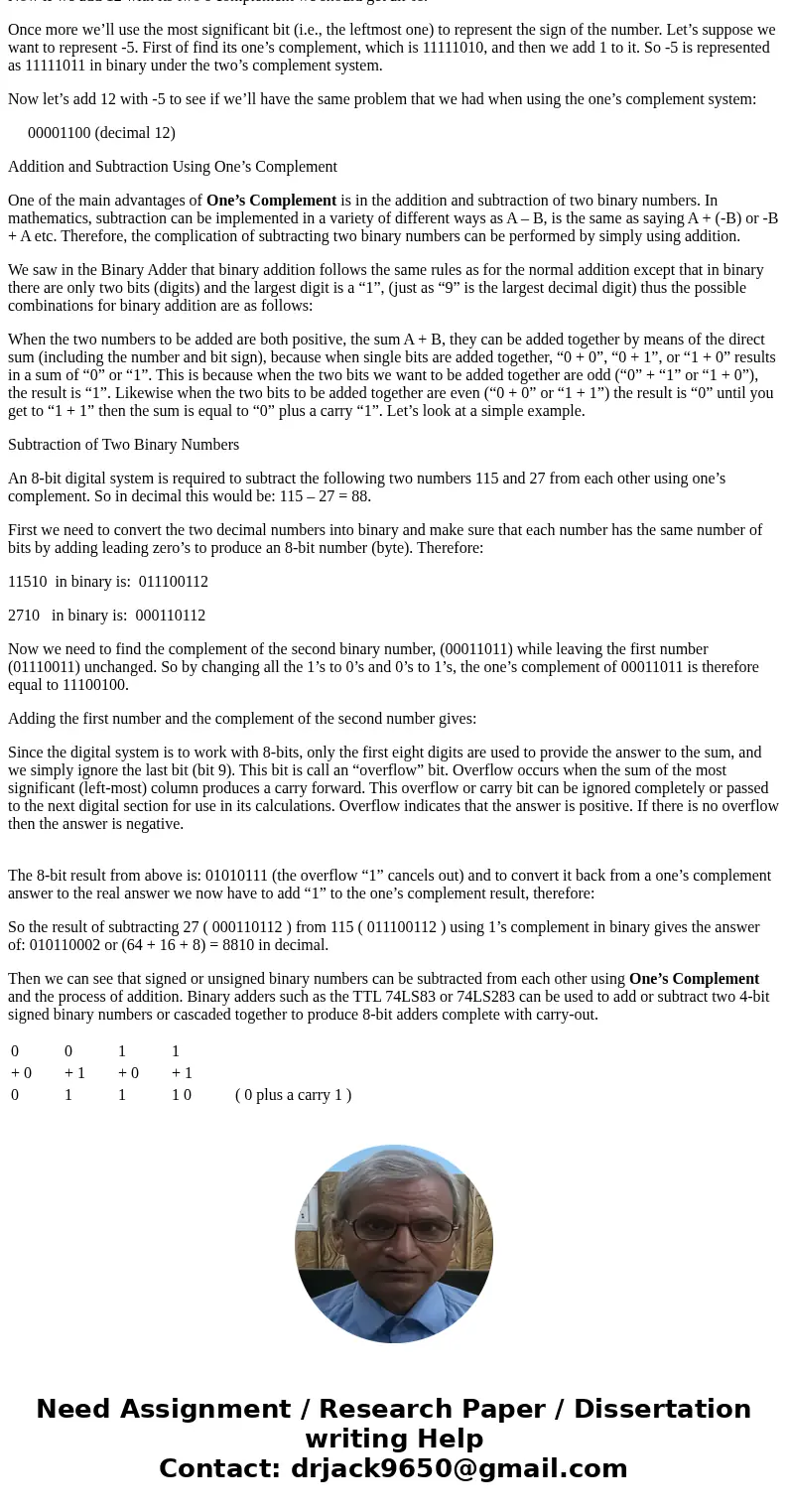 It\'s a computer architecture class. In week 2. we learned about signed integer representation and its important role for Computers. We need to learn this for   It\'s a computer architecture class. In week 2. we learned about signed integer representation and its important role for Computers. We need to learn this for