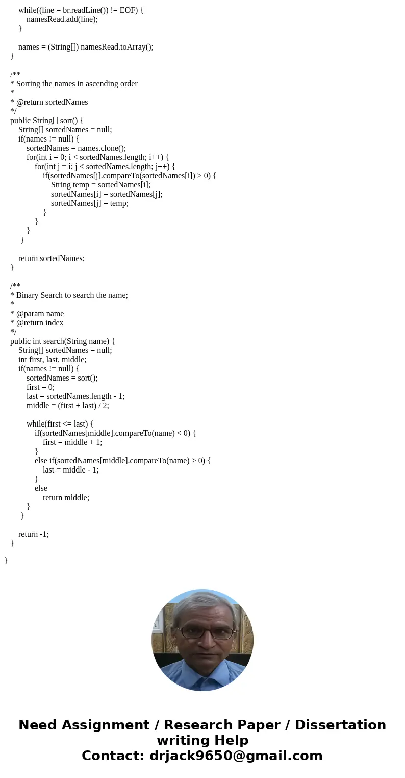 Java Programming Your task in this assignment is to use the quicksort algorithm to sort the women\'s names in the file. The file accompanying the problem is a b Java Programming Your task in this assignment is to use the quicksort algorithm to sort the women\'s names in the file. The file accompanying the problem is a b