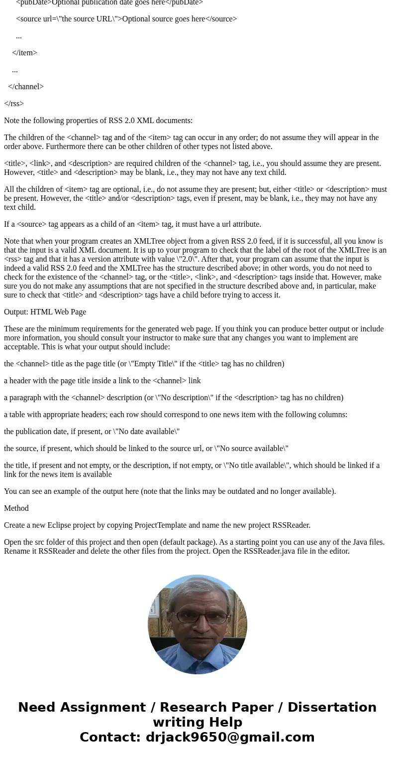 JAVA RSS (Really Simple Syndication) is an XML application for distributing web content that changes frequently. Many news-related sites, weblogs and other onli JAVA RSS (Really Simple Syndication) is an XML application for distributing web content that changes frequently. Many news-related sites, weblogs and other onli