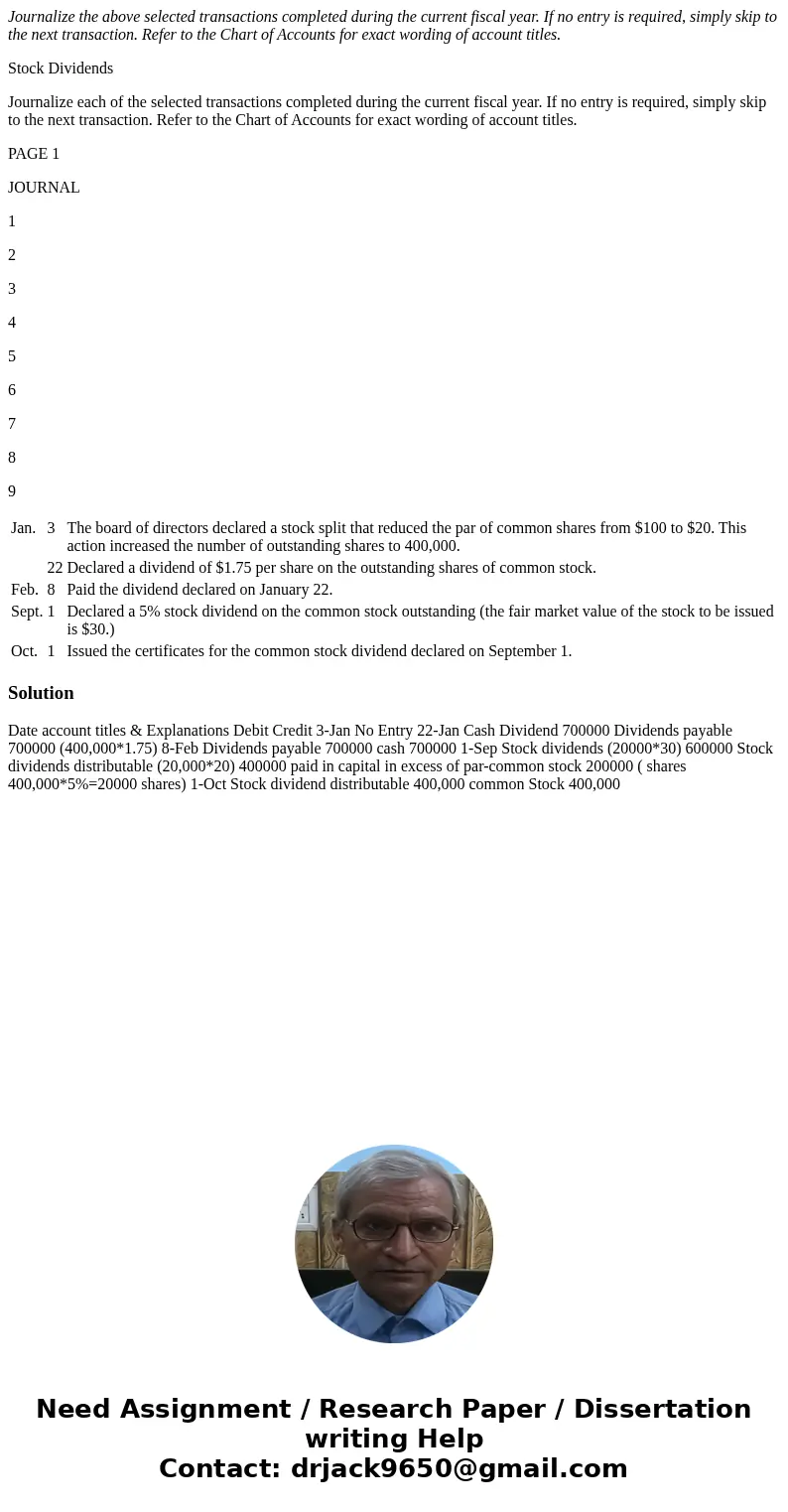 Journalize the above selected transactions completed during the current fiscal year. If no entry is required, simply skip to the next transaction. Refer to the  Journalize the above selected transactions completed during the current fiscal year. If no entry is required, simply skip to the next transaction. Refer to the