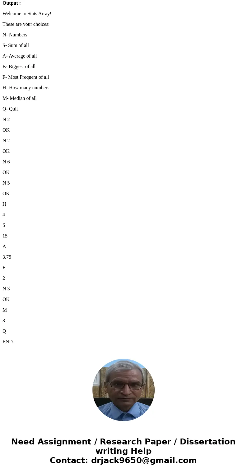  Please help. C++ The program is an interactive program that reads input from the keyboard. Several instructions (listed below) may be entered by the user. For 