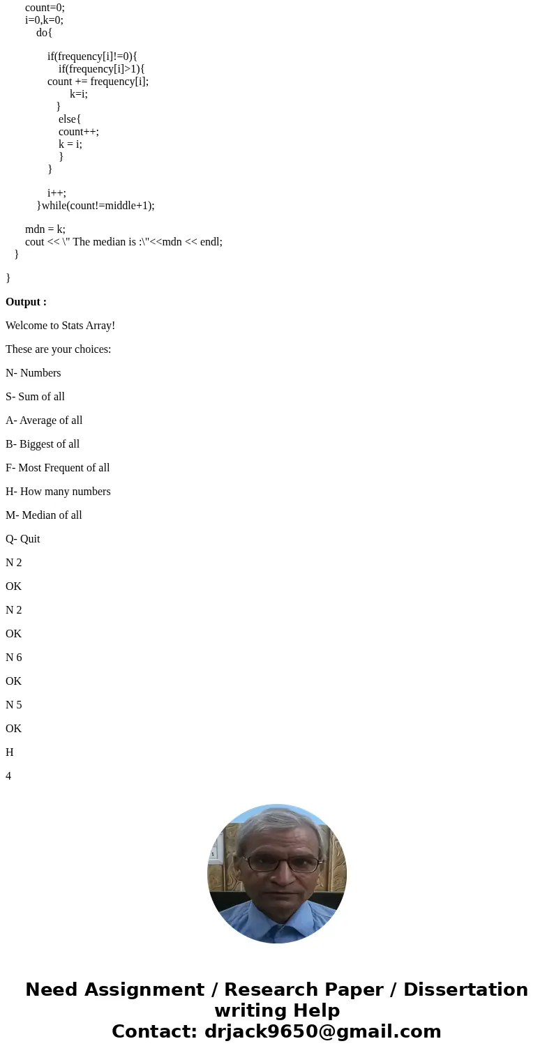  Please help. C++ The program is an interactive program that reads input from the keyboard. Several instructions (listed below) may be entered by the user. For 
