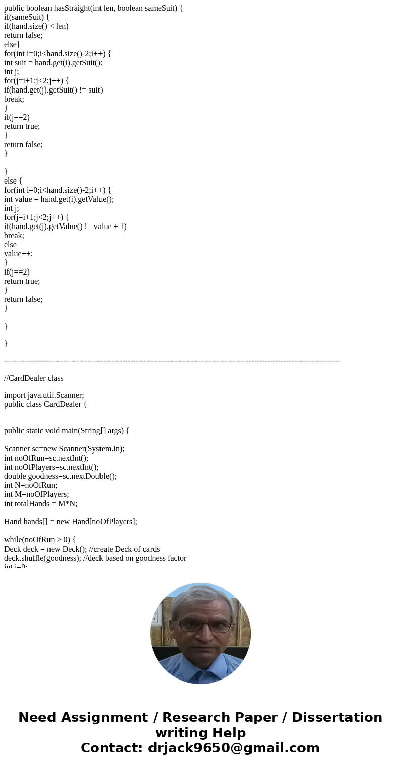 Shuffling JAVA Write an object oriented program with the following classes. === Deck === The Deck class represents a standard 52-card deck; Ace high Each card i Shuffling JAVA Write an object oriented program with the following classes. === Deck === The Deck class represents a standard 52-card deck; Ace high Each card i