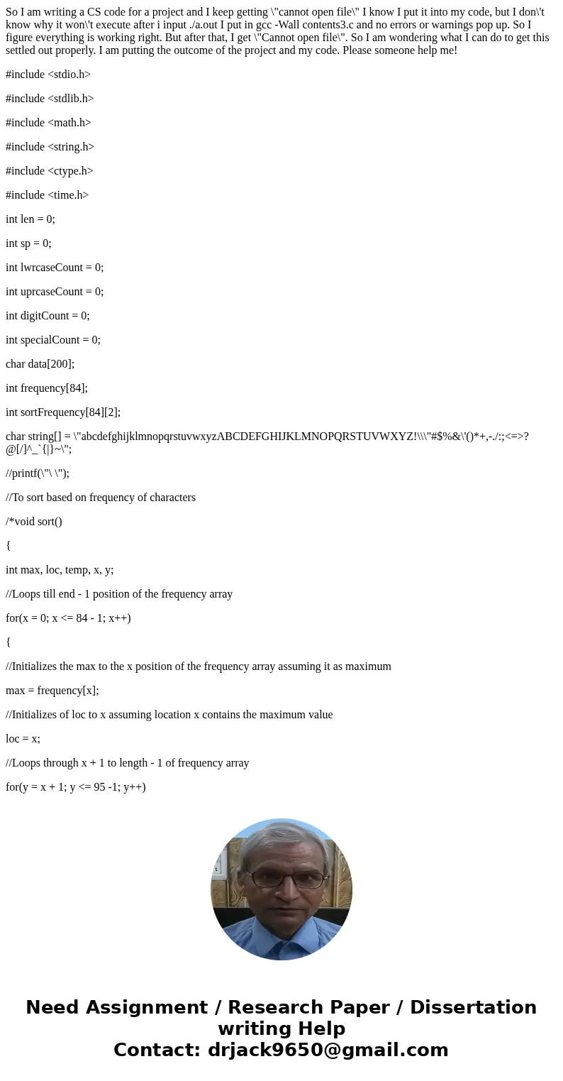 So I am writing a CS code for a project and I keep getting \ So I am writing a CS code for a project and I keep getting \