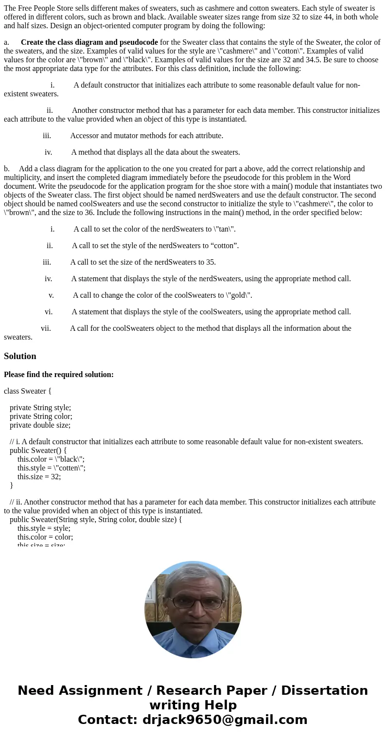The Free People Store sells different makes of sweaters, such as cashmere and cotton sweaters. Each style of sweater is offered in different colors, such as bro The Free People Store sells different makes of sweaters, such as cashmere and cotton sweaters. Each style of sweater is offered in different colors, such as bro
