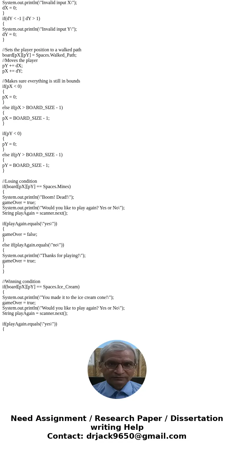 This is a homework assignment that I have for my Java coding class. I have completed most of the assignment, but I am having some issue. Could you find my probl
