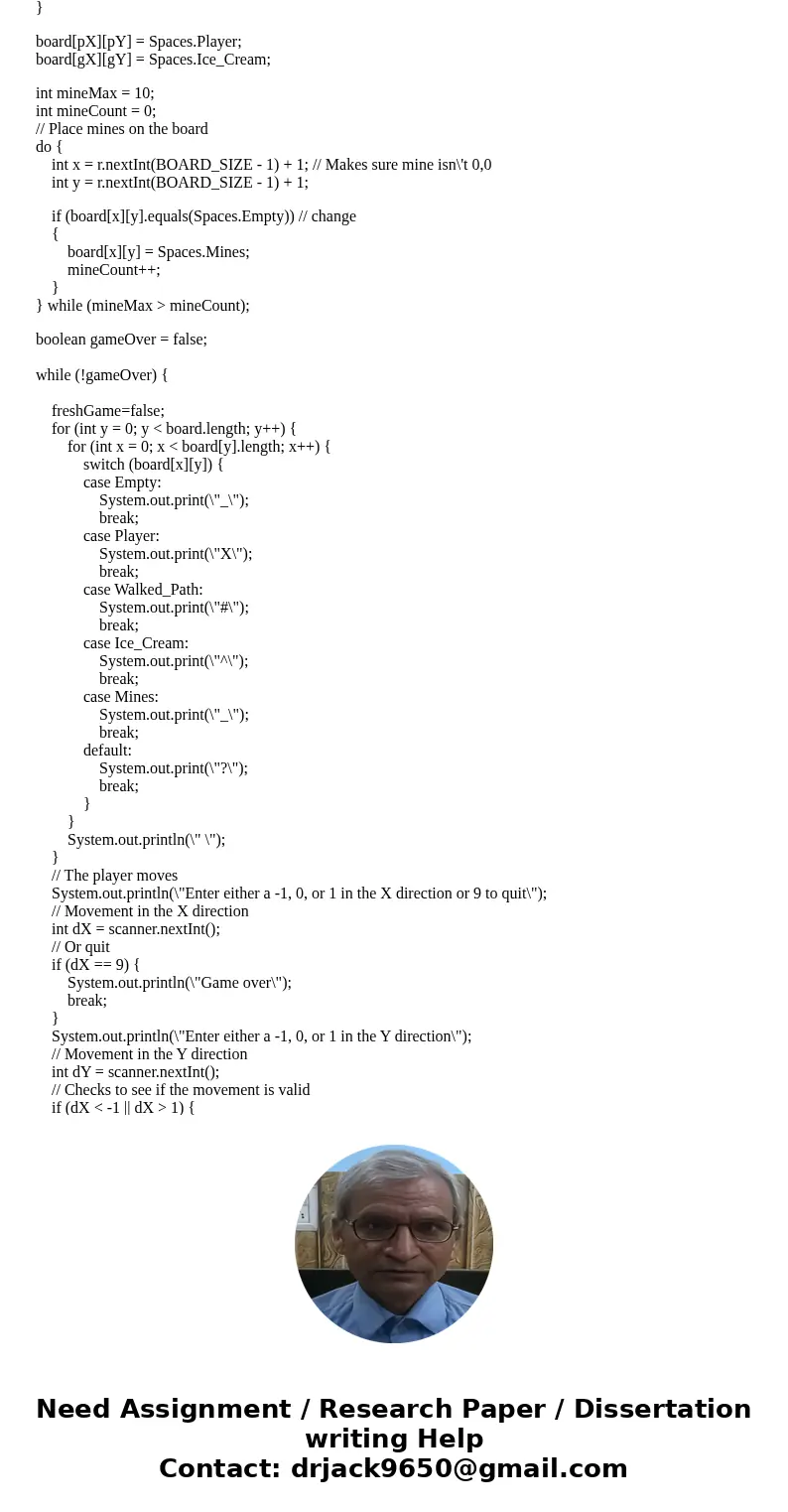 This is a homework assignment that I have for my Java coding class. I have completed most of the assignment, but I am having some issue. Could you find my probl