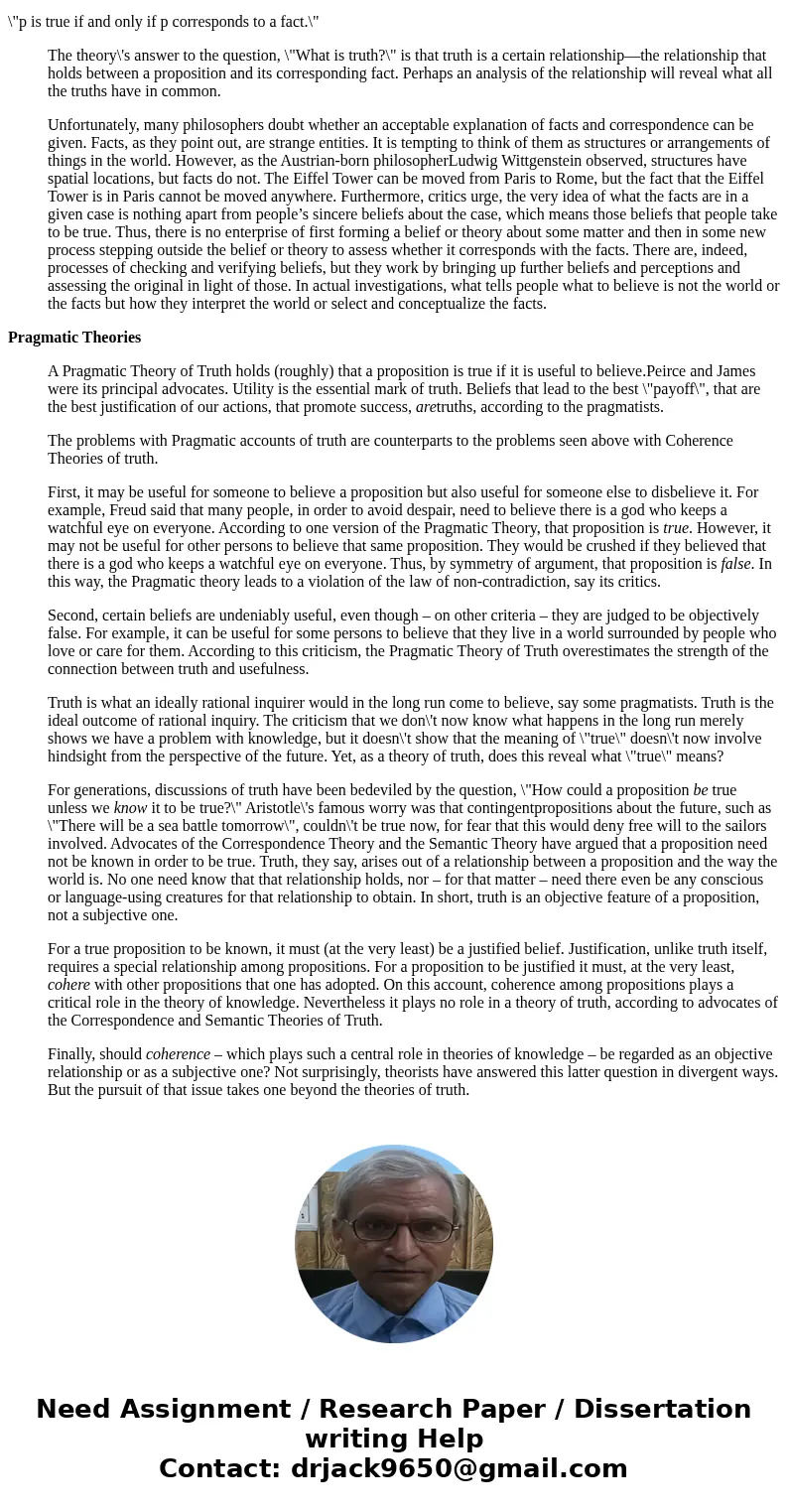 *This is a phiosophy question* What is truth?SolutionAnswer: Truth is one of the most interested/discussed subjects in philosophy. It has been a topic of discus *This is a phiosophy question* What is truth?SolutionAnswer: Truth is one of the most interested/discussed subjects in philosophy. It has been a topic of discus