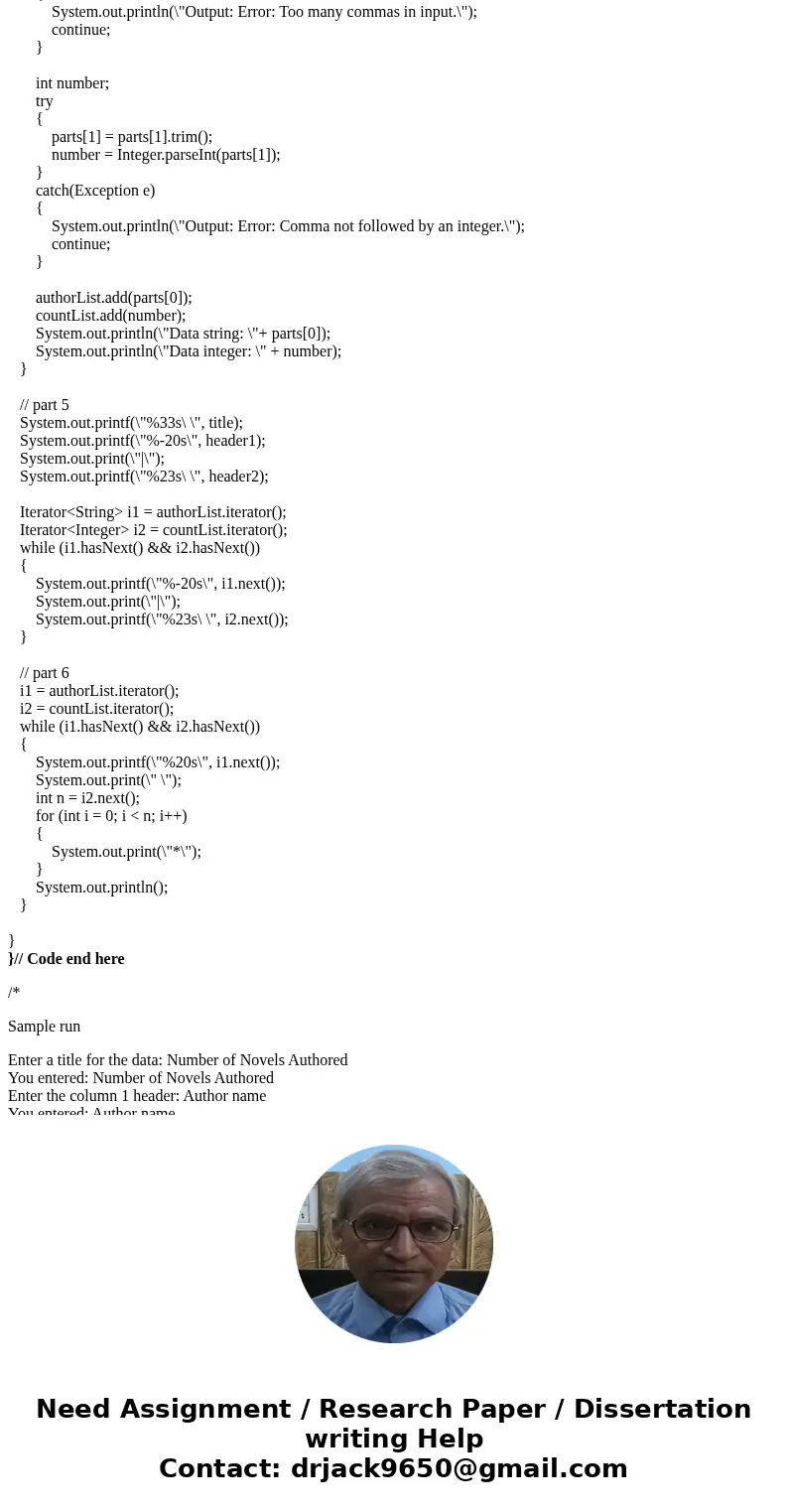 This is the problem in steps the final output is at the bottom. 5.7 Program: Data visualization (Java) (1) Prompt the user for a title for data. Output the titl This is the problem in steps the final output is at the bottom. 5.7 Program: Data visualization (Java) (1) Prompt the user for a title for data. Output the titl
