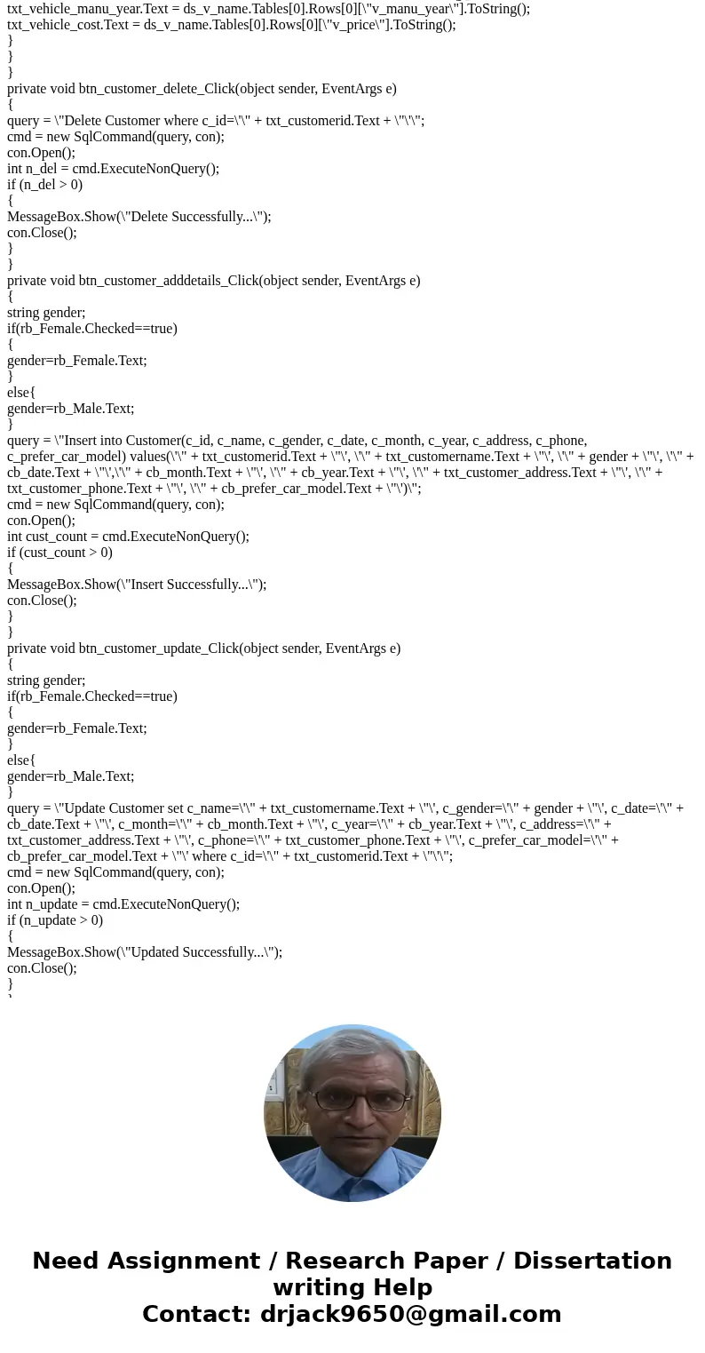 Vehicle Management system.pdf (Team Project - not more than 2-3 students per team) Posted: October 16 Final Submission: November 9 Project Deliverables. pdf Eva Vehicle Management system.pdf (Team Project - not more than 2-3 students per team) Posted: October 16 Final Submission: November 9 Project Deliverables. pdf Eva