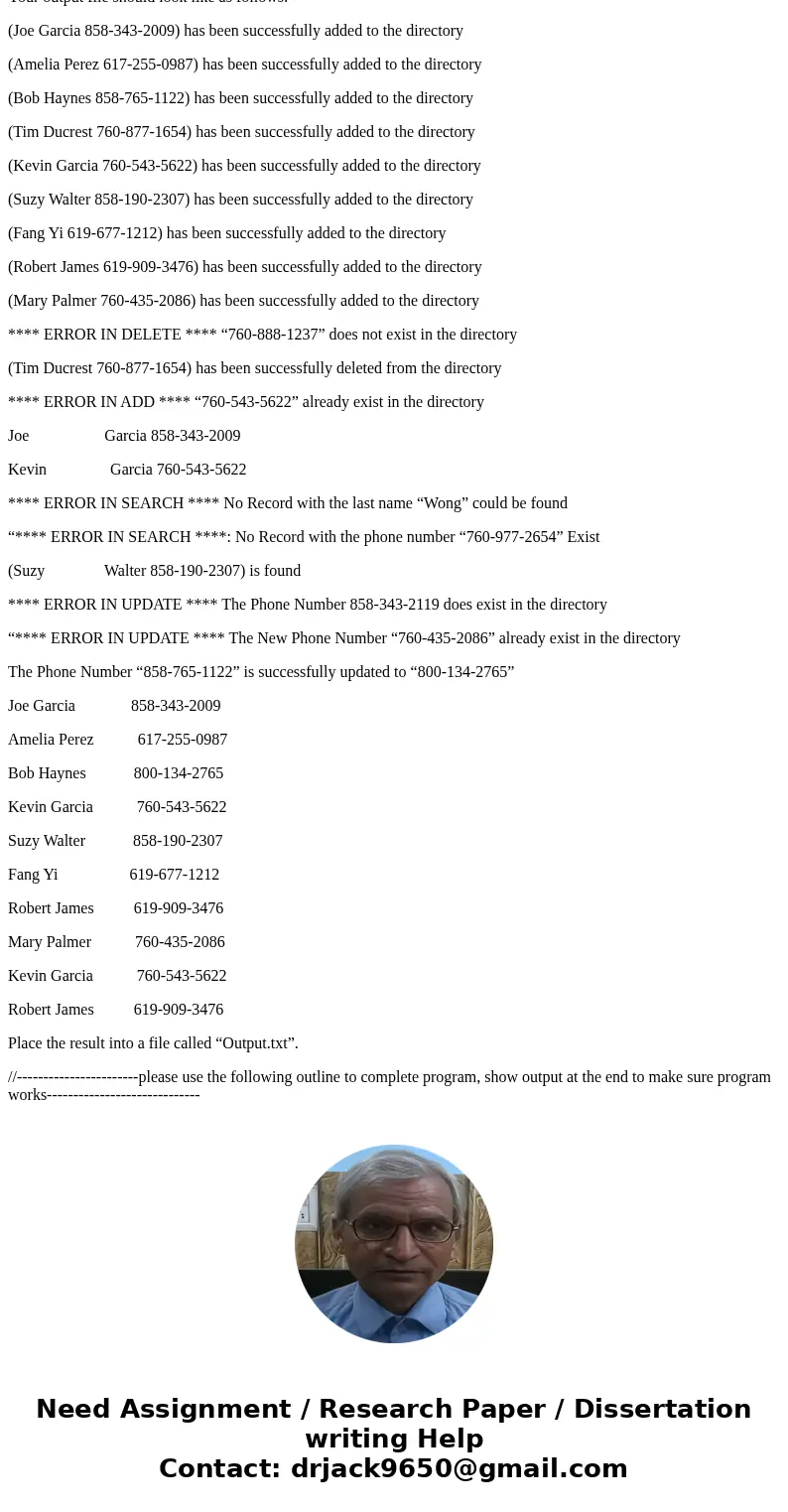 Write a program in c++ that maintains a telephone directory. The Telephone directory keeps records of people’s names and the corresponding phone numbers. The pr Write a program in c++ that maintains a telephone directory. The Telephone directory keeps records of people’s names and the corresponding phone numbers. The pr