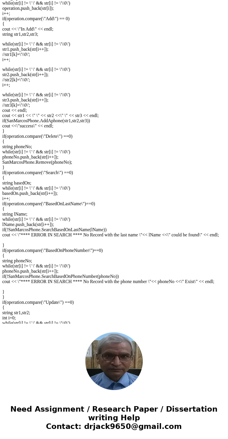 Write a program in c++ that maintains a telephone directory. The Telephone directory keeps records of people’s names and the corresponding phone numbers. The pr Write a program in c++ that maintains a telephone directory. The Telephone directory keeps records of people’s names and the corresponding phone numbers. The pr
