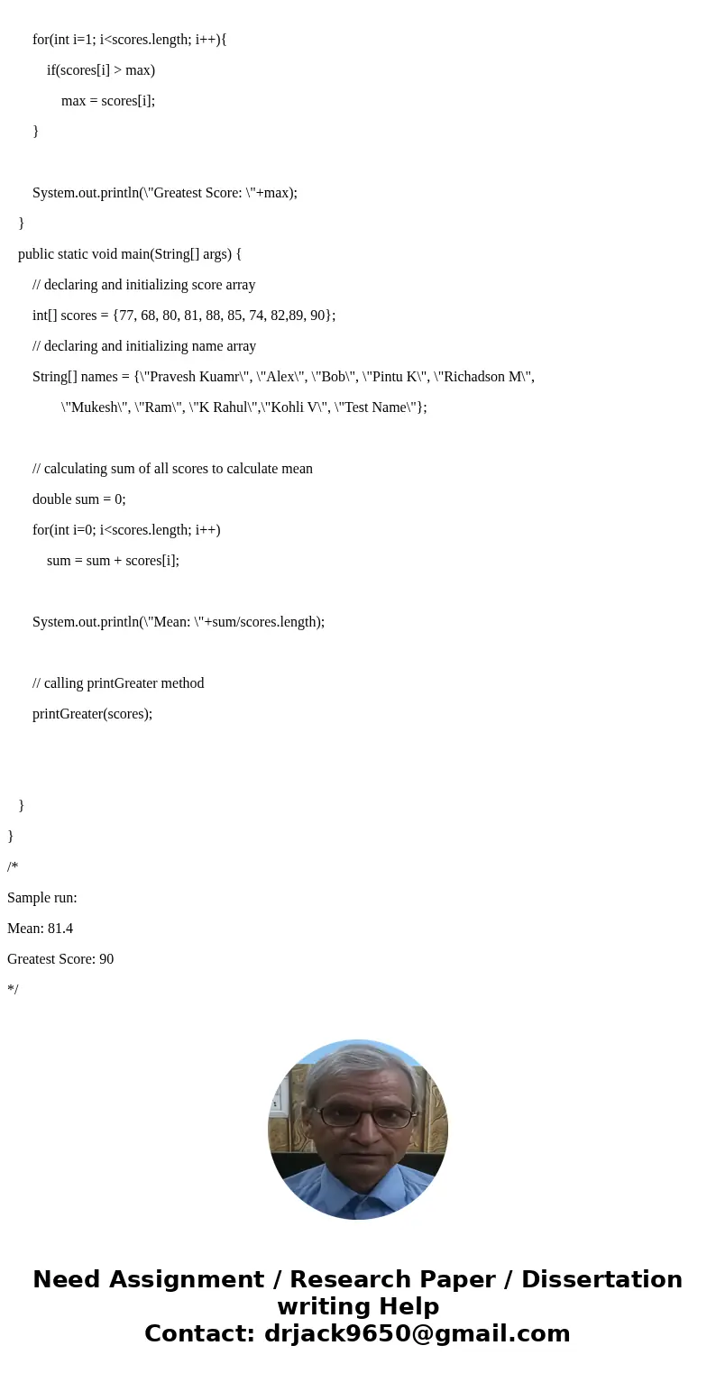 Write Java code to declare and initialize an array of assignment scores for 10 students. (Scores should range from 0 to 100.) Now, write Java code to declare an Write Java code to declare and initialize an array of assignment scores for 10 students. (Scores should range from 0 to 100.) Now, write Java code to declare an
