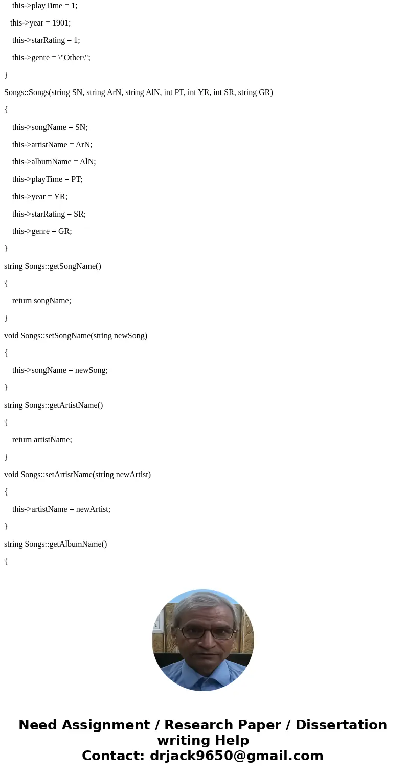 8.15 Program: Playlist (C++) You will be building a linked list. Make sure to keep track of both the head and tail nodes. (1) Create three files to submit. Play 8.15 Program: Playlist (C++) You will be building a linked list. Make sure to keep track of both the head and tail nodes. (1) Create three files to submit. Play