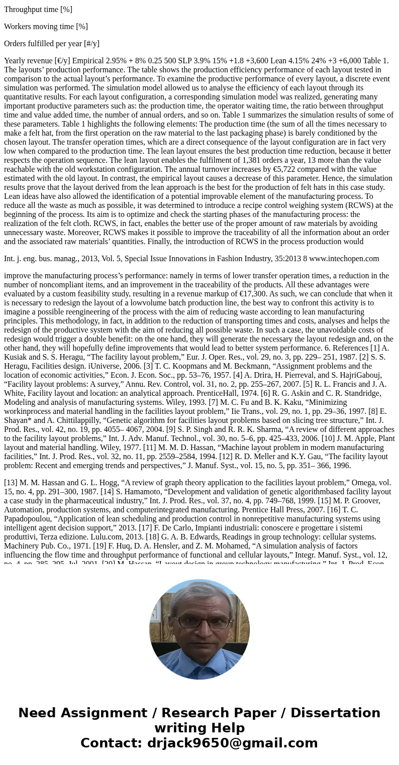 (a) (i) Re-organising the existing facility is an expensive exercise. Explain how you can delay the factory layout under the following situations: • The facilit