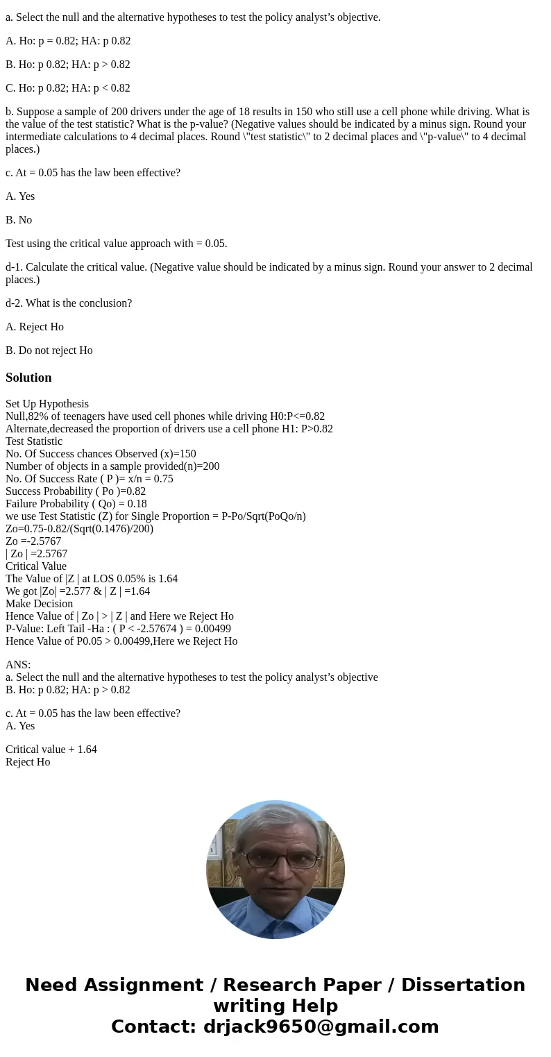 A recent study by Allstate Insurance Co. finds that 82% of teenagers have used cell phones while driving (The Wall Street Journal, May 5, 2010). In October 2010 A recent study by Allstate Insurance Co. finds that 82% of teenagers have used cell phones while driving (The Wall Street Journal, May 5, 2010). In October 2010