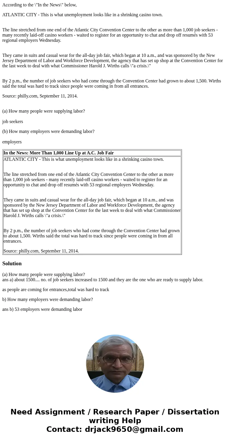 According to the \ According to the \