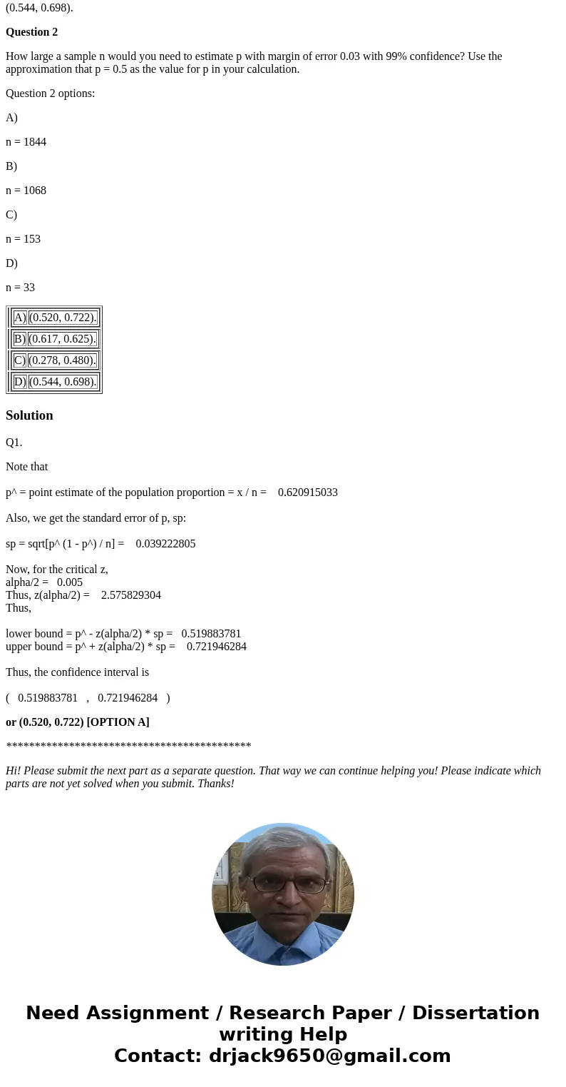 Are people moving away from having a traditional land line telephone in their homes? A random sample of 153 people was asked “Do you have a traditional telephon Are people moving away from having a traditional land line telephone in their homes? A random sample of 153 people was asked “Do you have a traditional telephon