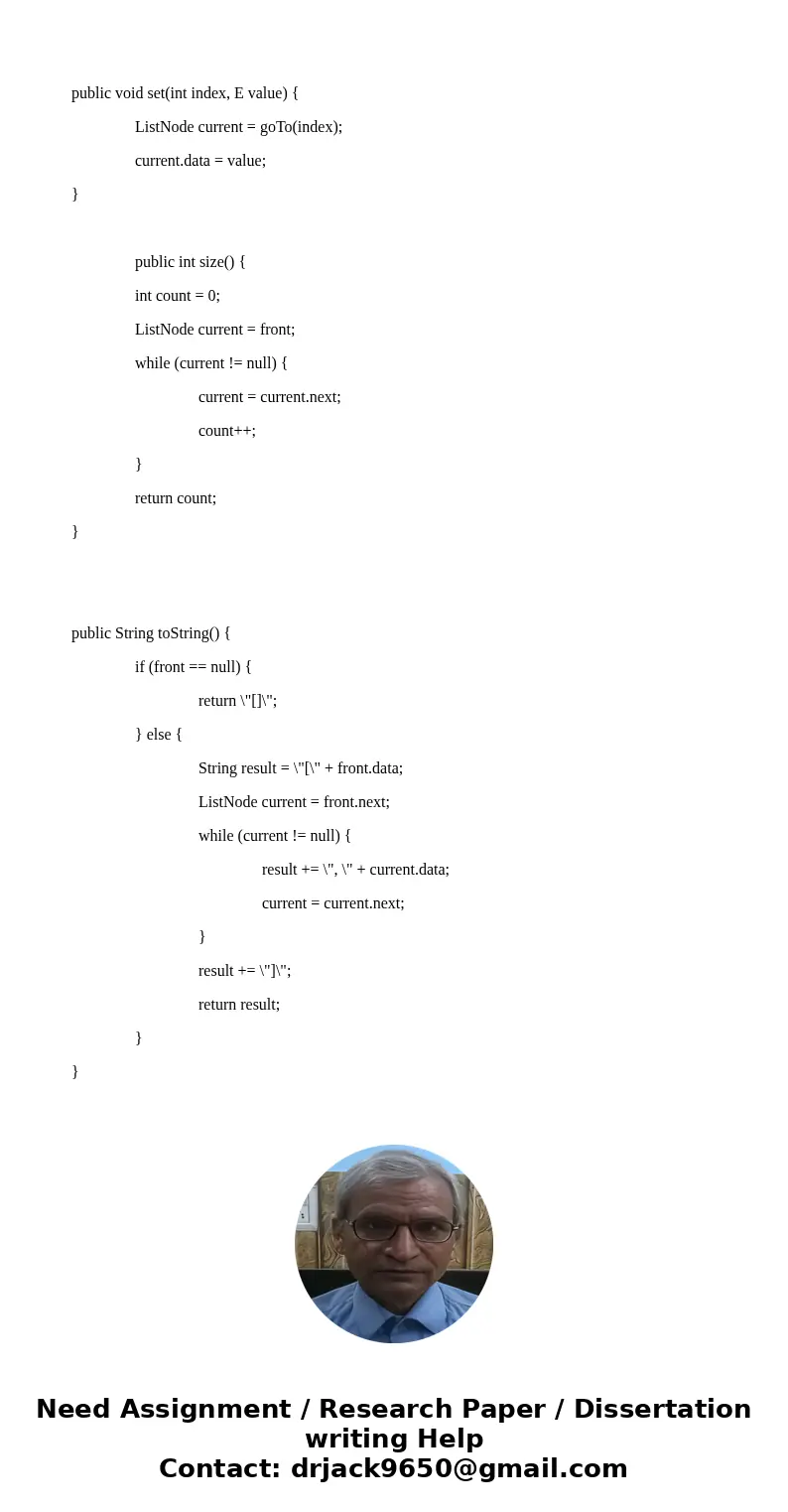 Create a new java class called ListNode. Implement ListNode as a generic version of IntNode. public class ListNode { } Create a generic class called Queue, whic