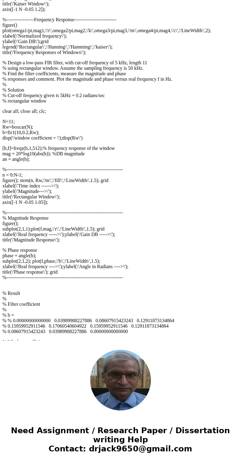  Design a low-pass HR filter with the following specifications Pass hand gain is 0 dB. stop band attenuation more than 50 dB. pass hand edge frequency 1 kHz. st