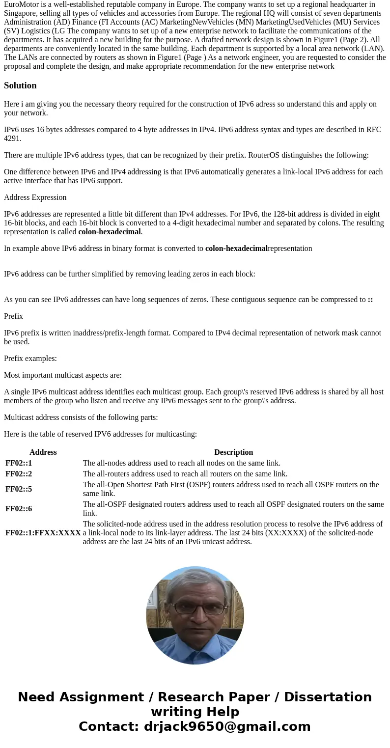 ENTERPRISE NETWORK DESIGN ONLY need to answer C (i) thanks so much :) EuroMotor is a well-established reputable company in Europe. The company wants to set up a