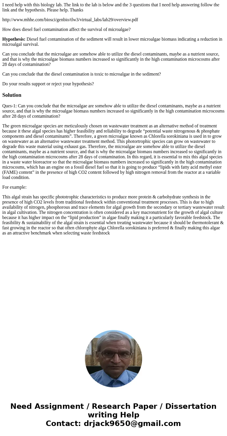 I need help with this biology lab. The link to the lab is below and the 3 questions that I need help answering follow the link and the hypothesis. Please help.  I need help with this biology lab. The link to the lab is below and the 3 questions that I need help answering follow the link and the hypothesis. Please help.
