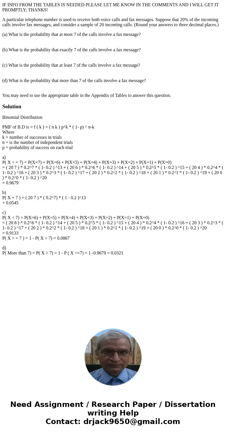 IF INFO FROM THE TABLES IS NEEDED PLEASE LET ME KNOW IN THE COMMENTS AND I WILL GET IT PROMPTLY; THANKS! A particular telephone number is used to receive both v IF INFO FROM THE TABLES IS NEEDED PLEASE LET ME KNOW IN THE COMMENTS AND I WILL GET IT PROMPTLY; THANKS! A particular telephone number is used to receive both v