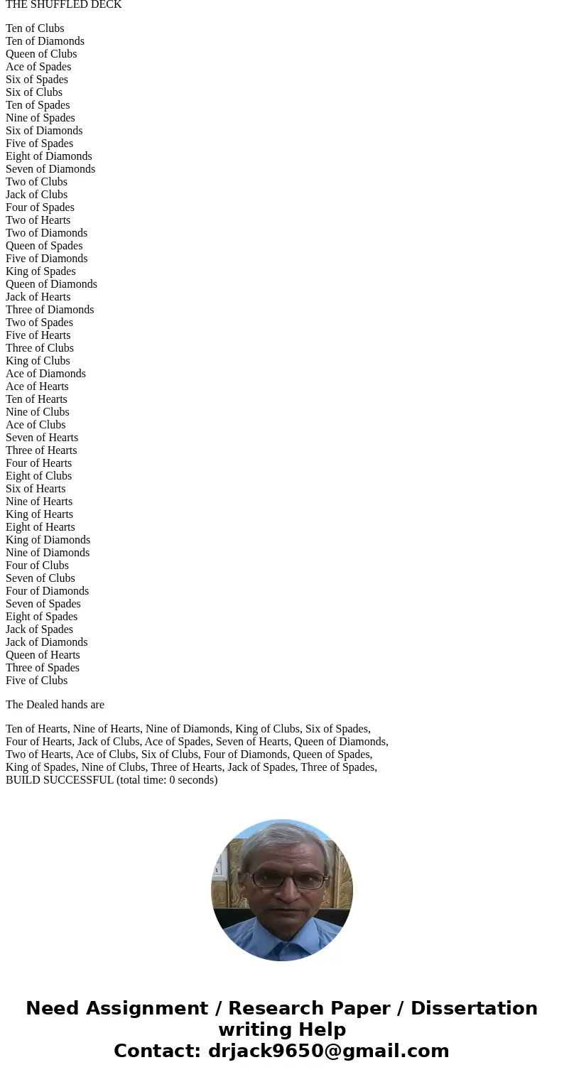 Need to crate a java card program. I beleive It\'ll have three classes: CardApp, Deck, and Shuffle if im not mistaken. I\'ll include what I came up with below. 