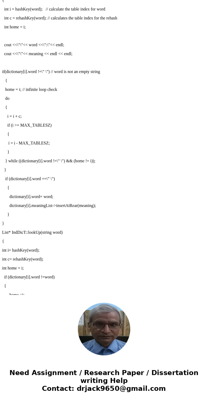 Objective: To have an opportunity to practice class template hash_map/unordered_map. Additionally, to have a better understanding of string operations and class