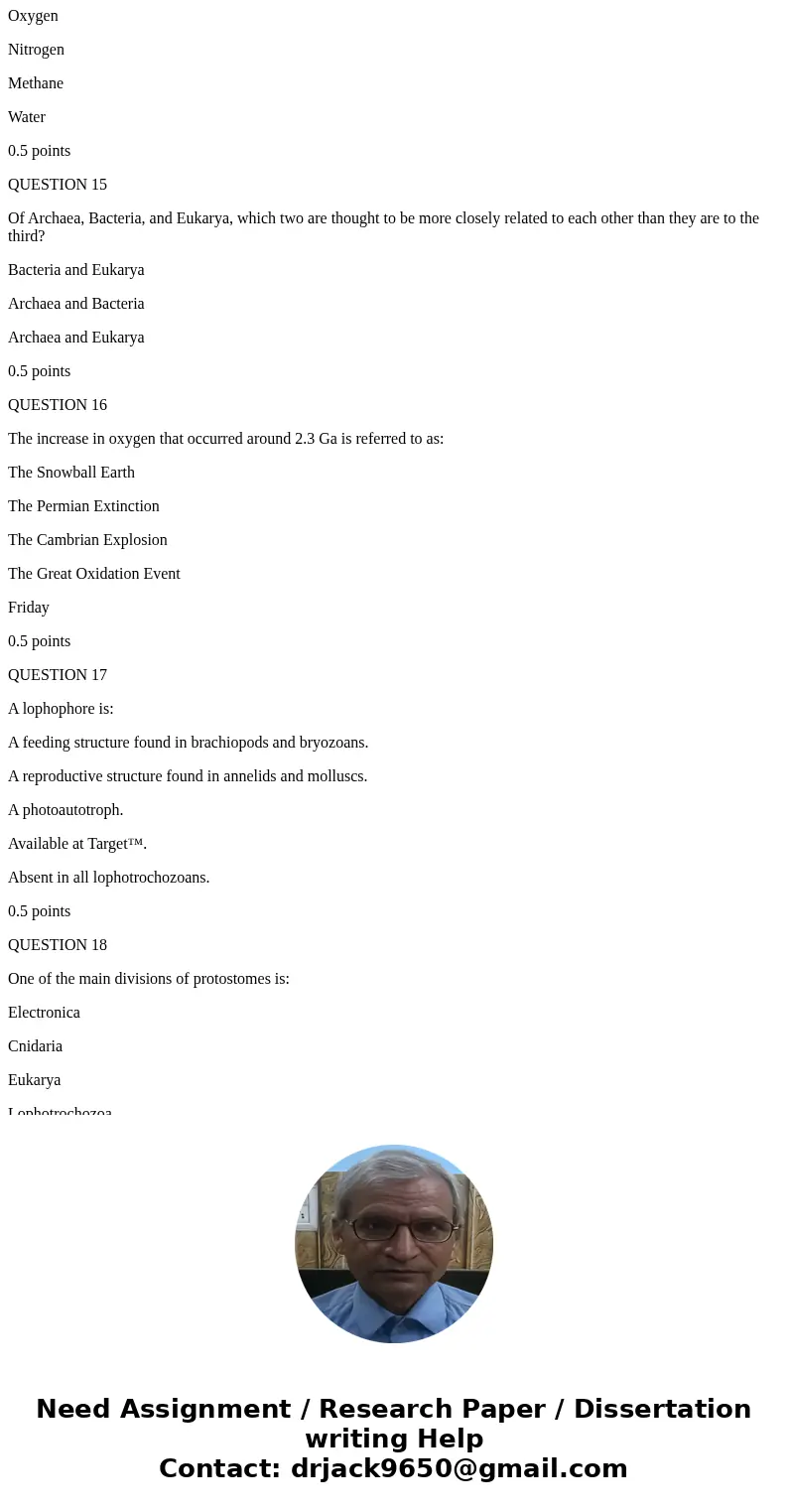 QUESTION 1 The “Cambrian Explosion” describes the relatively sudden appearance of __________ in the fossil record in the Cambrian. Metazoans Eukaryotes Algae Ce QUESTION 1 The “Cambrian Explosion” describes the relatively sudden appearance of __________ in the fossil record in the Cambrian. Metazoans Eukaryotes Algae Ce