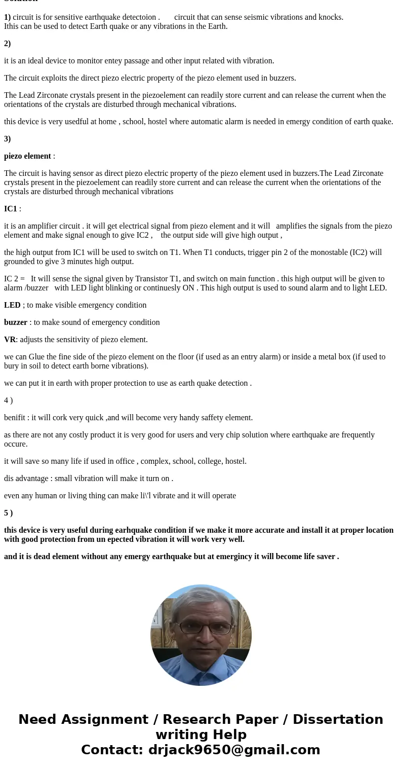 the name of project is earthquake detector 1- i have to know the operation of the circuit diagram 2- introduction 3- what is the work for each coponent (the ori the name of project is earthquake detector 1- i have to know the operation of the circuit diagram 2- introduction 3- what is the work for each coponent (the ori