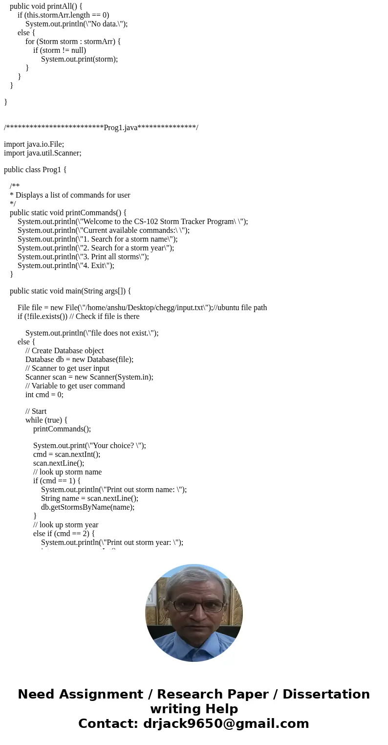 URGENT Java Please updated the already existing Java program and modify it with the steps below: Where it says (\