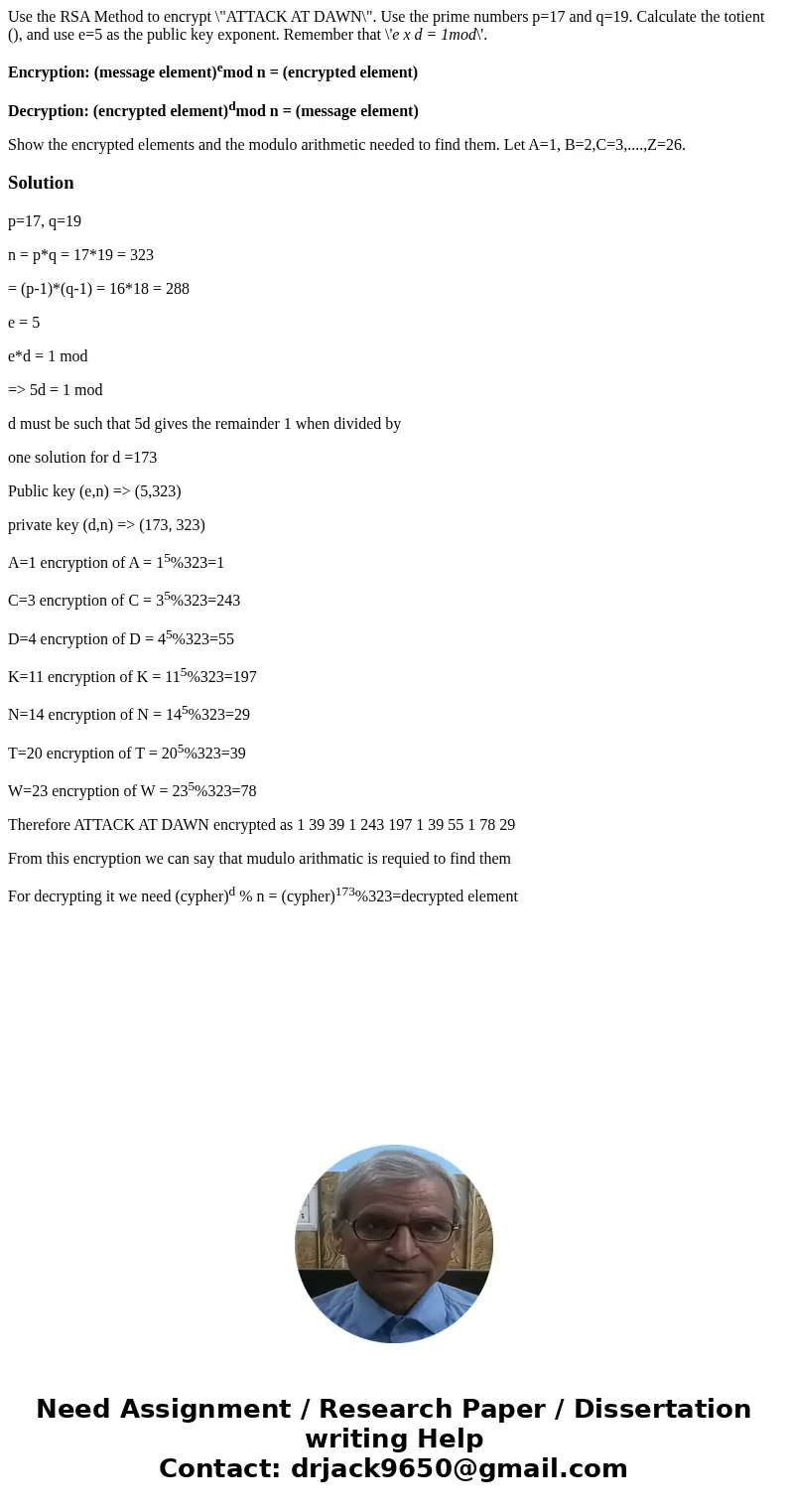 Use the RSA Method to encrypt \ Use the RSA Method to encrypt \