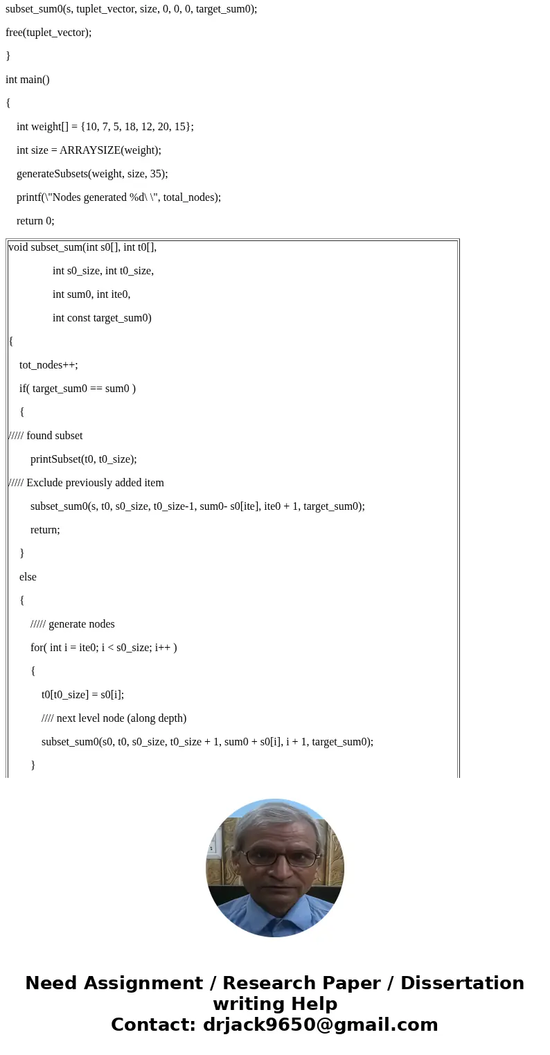  Using CUSP and recursion, re-implement the 2^nd program in homework 1: create a list or an array of random integers (e.g., between [0, 50]) and a target number