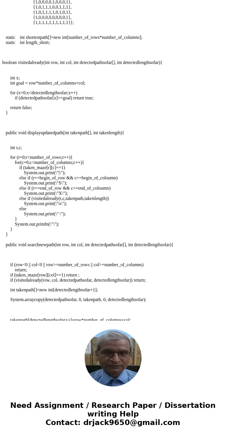 Using Netbeans Q1 .Suppose we need to determine whether or not a particular maze can be solved. We will think of the maze as composed of tall thick green hedges Using Netbeans Q1 .Suppose we need to determine whether or not a particular maze can be solved. We will think of the maze as composed of tall thick green hedges