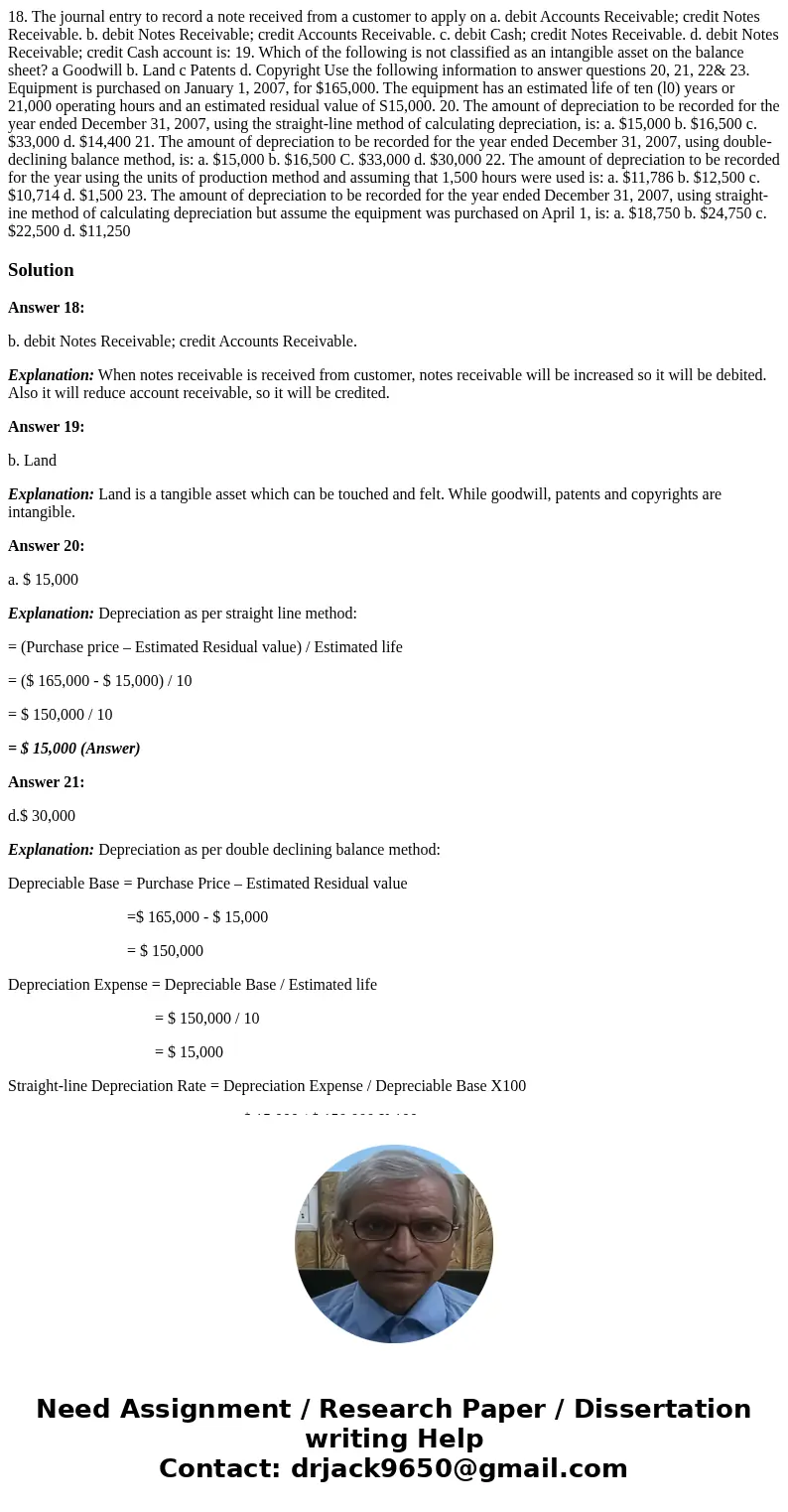 18. The journal entry to record a note received from a customer to apply on a. debit Accounts Receivable; credit Notes Receivable. b. debit Notes Receivable; c  18. The journal entry to record a note received from a customer to apply on a. debit Accounts Receivable; credit Notes Receivable. b. debit Notes Receivable; c