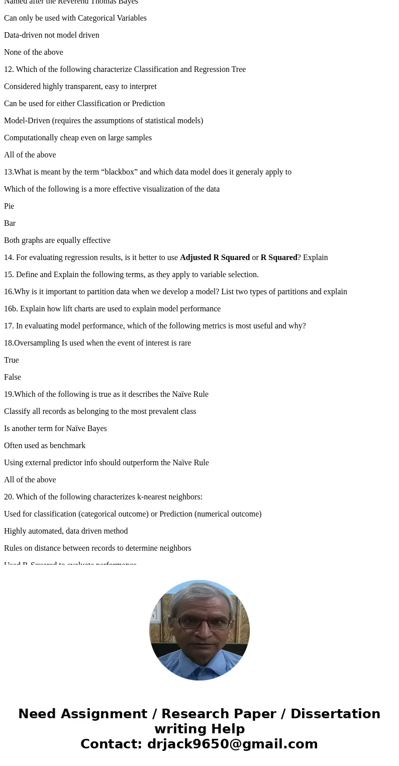 1.Which of the following are the key ideas underlying Classification and Regression tree Trimming Recursive Partitioning Pruning Feedforward Partitioning None o 1.Which of the following are the key ideas underlying Classification and Regression tree Trimming Recursive Partitioning Pruning Feedforward Partitioning None o