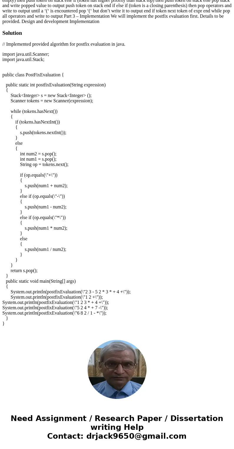 A common use for stacks is in arithmetic expression evaluation. Our familiar infix expressions often require the use of parentheses to clarify order of evaluati A common use for stacks is in arithmetic expression evaluation. Our familiar infix expressions often require the use of parentheses to clarify order of evaluati