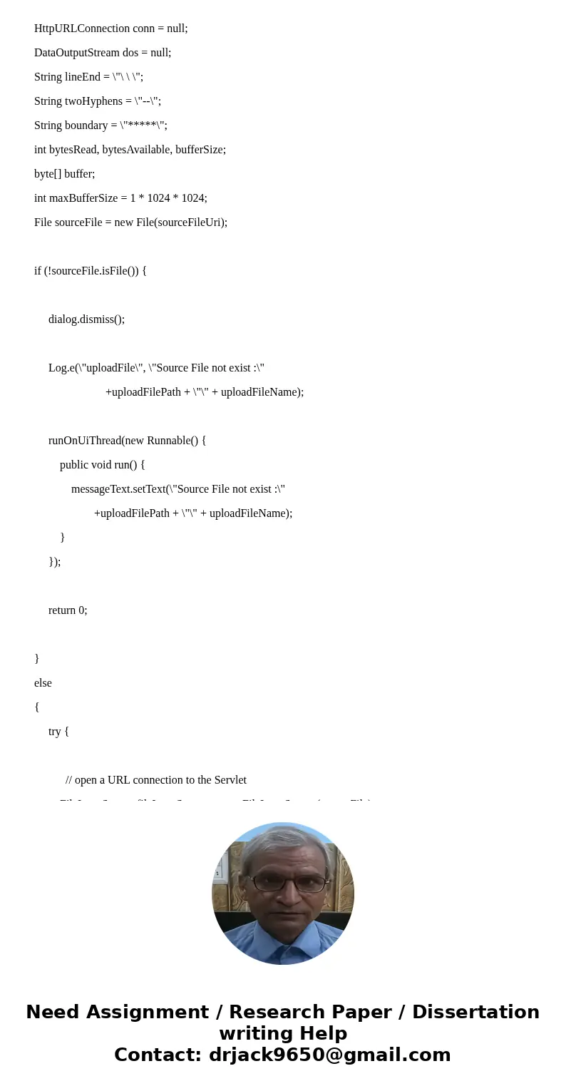 Android Studio Assignment Help Can someone who is familiar with Android Studio help me create (in Java) a code in an app page that lets the user upload any pict Android Studio Assignment Help Can someone who is familiar with Android Studio help me create (in Java) a code in an app page that lets the user upload any pict