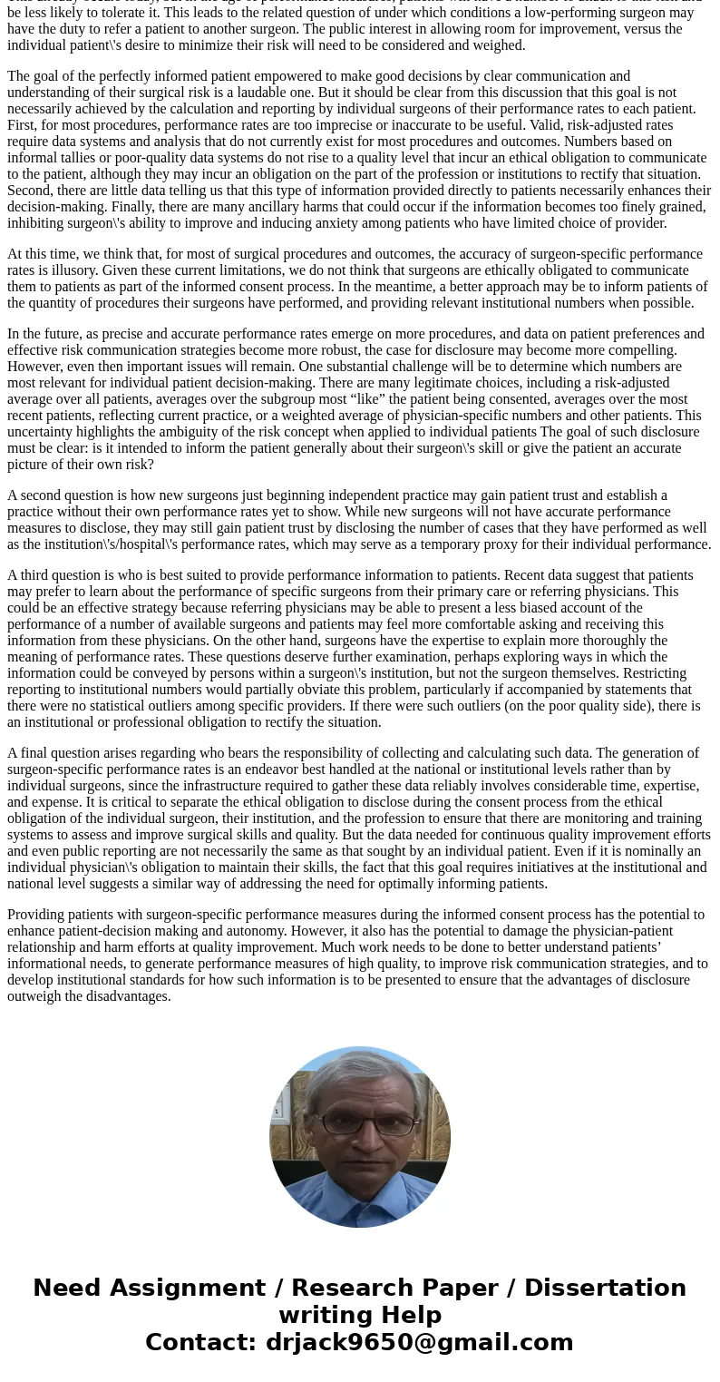 Are the physician reports cards fair and balanced? do they provide information consumers need to make medical decisions? why or wht not? Take a position on this Are the physician reports cards fair and balanced? do they provide information consumers need to make medical decisions? why or wht not? Take a position on this