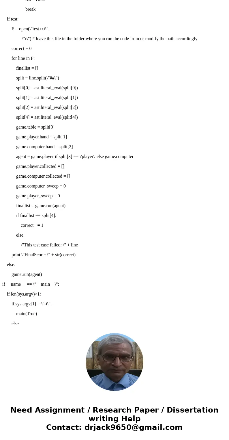 Card Game with Dominoes using python Number of players: 2 or 6 Purpose: The players try to achieve to see who can get the most doubles, fives, or all cards. Als Card Game with Dominoes using python Number of players: 2 or 6 Purpose: The players try to achieve to see who can get the most doubles, fives, or all cards. Als