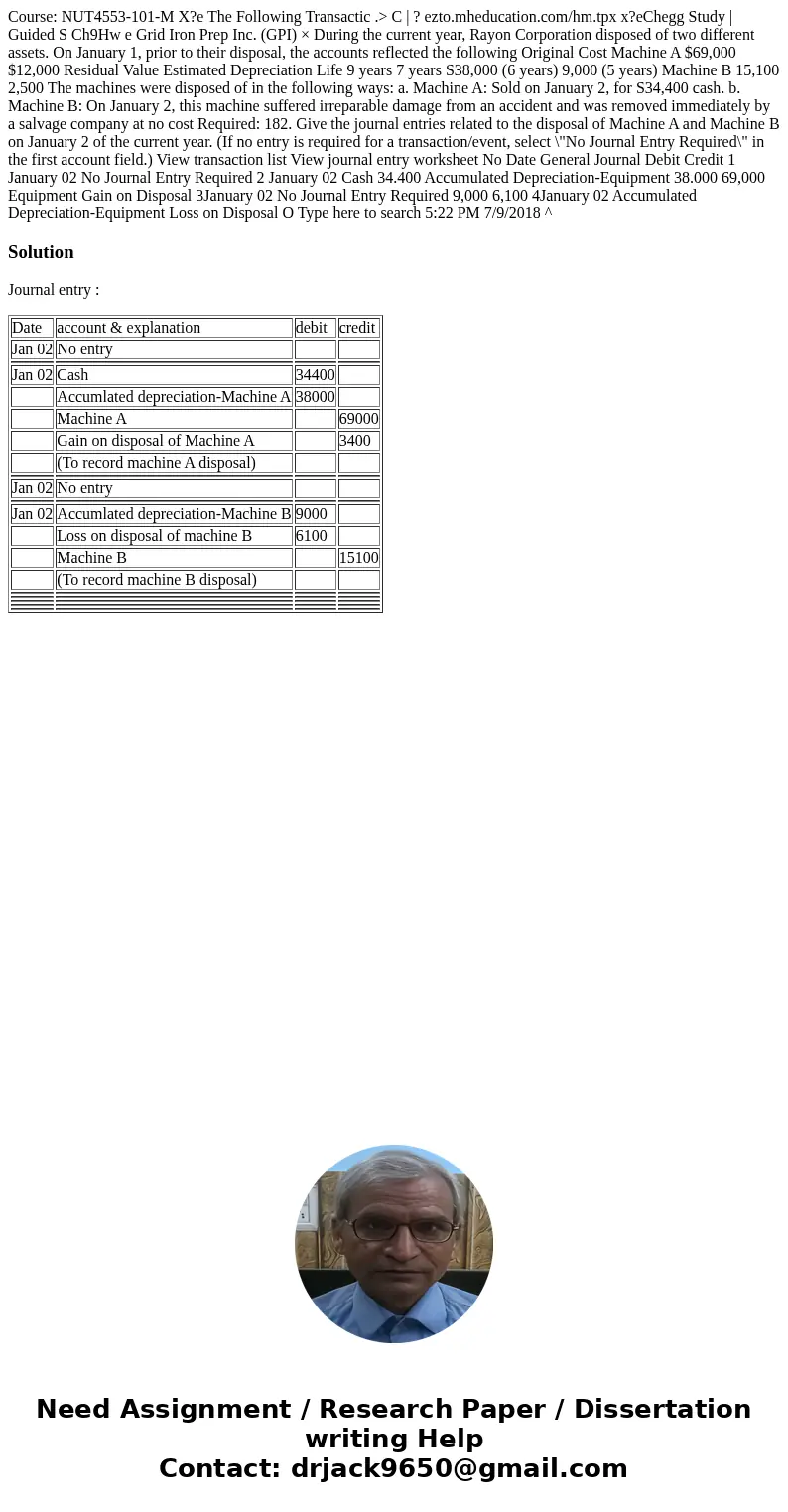 Course: NUT4553-101-M X?e The Following Transactic .> C | ? ezto.mheducation.com/hm.tpx x?eChegg Study | Guided S Ch9Hw e Grid Iron Prep Inc. (GPI) × During  Course: NUT4553-101-M X?e The Following Transactic .> C | ? ezto.mheducation.com/hm.tpx x?eChegg Study | Guided S Ch9Hw e Grid Iron Prep Inc. (GPI) × During