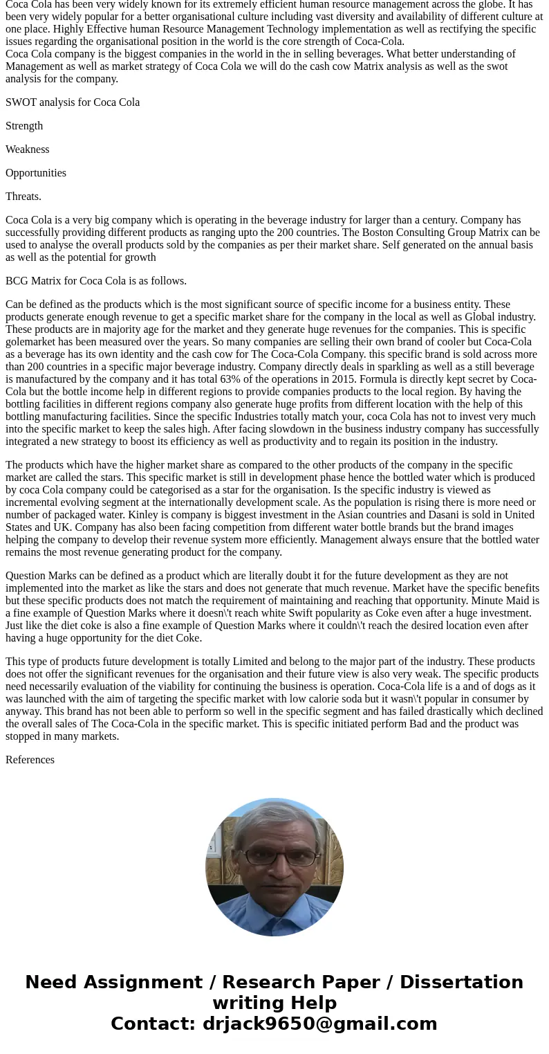 Discuss Coca-Cola’s major strategic shift and how this might impact its HR strategy. Develop two HR strategies that are in line with the new marketing strategy  Discuss Coca-Cola’s major strategic shift and how this might impact its HR strategy. Develop two HR strategies that are in line with the new marketing strategy