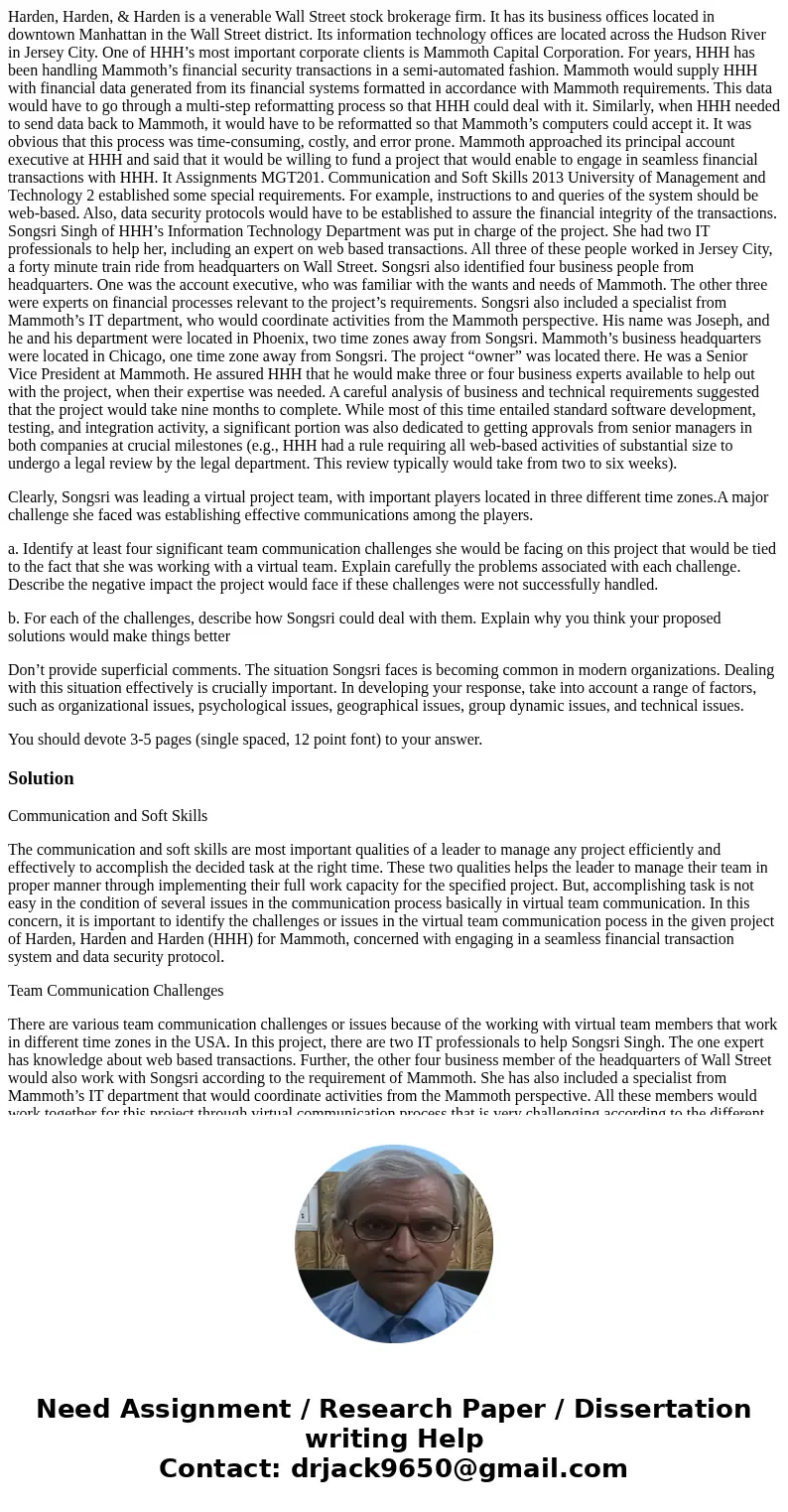 Harden, Harden, & Harden is a venerable Wall Street stock brokerage firm. It has its business offices located in downtown Manhattan in the Wall Street distr Harden, Harden, & Harden is a venerable Wall Street stock brokerage firm. It has its business offices located in downtown Manhattan in the Wall Street distr