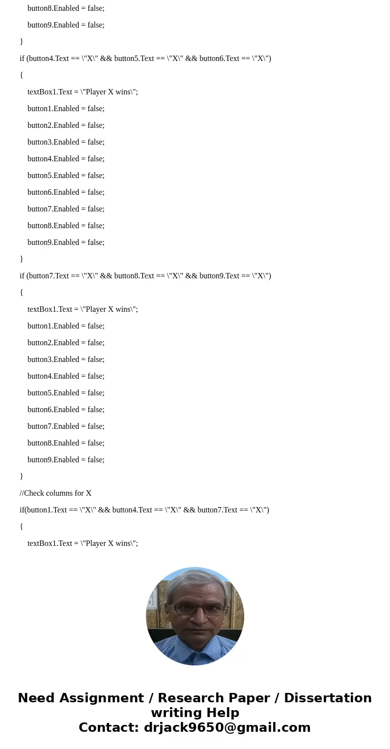 Hello, Im needing help with my C# code. I\'m using C# Visual Studio 2015 Windows Form. I have wrote the code but im having a hard time getting the computer to m Hello, Im needing help with my C# code. I\'m using C# Visual Studio 2015 Windows Form. I have wrote the code but im having a hard time getting the computer to m