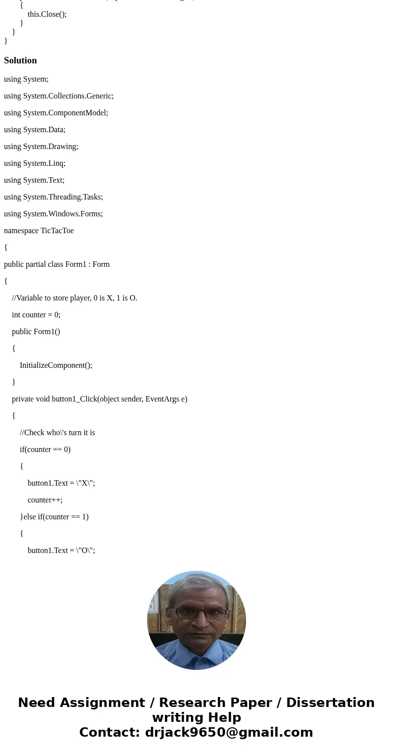 Hello, Im needing help with my C# code. I\'m using C# Visual Studio 2015 Windows Form. I have wrote the code but im having a hard time getting the computer to m Hello, Im needing help with my C# code. I\'m using C# Visual Studio 2015 Windows Form. I have wrote the code but im having a hard time getting the computer to m
