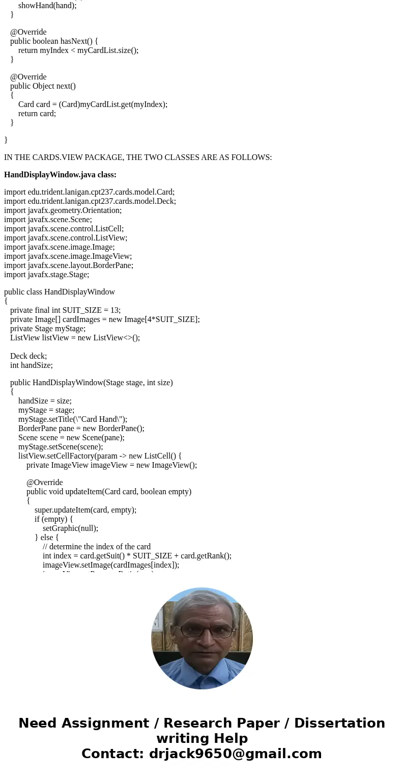 I have another assignment due for an advance java programming class that I do not understand how to do. I don\'t know how to implement the comparable interface  I have another assignment due for an advance java programming class that I do not understand how to do. I don\'t know how to implement the comparable interface