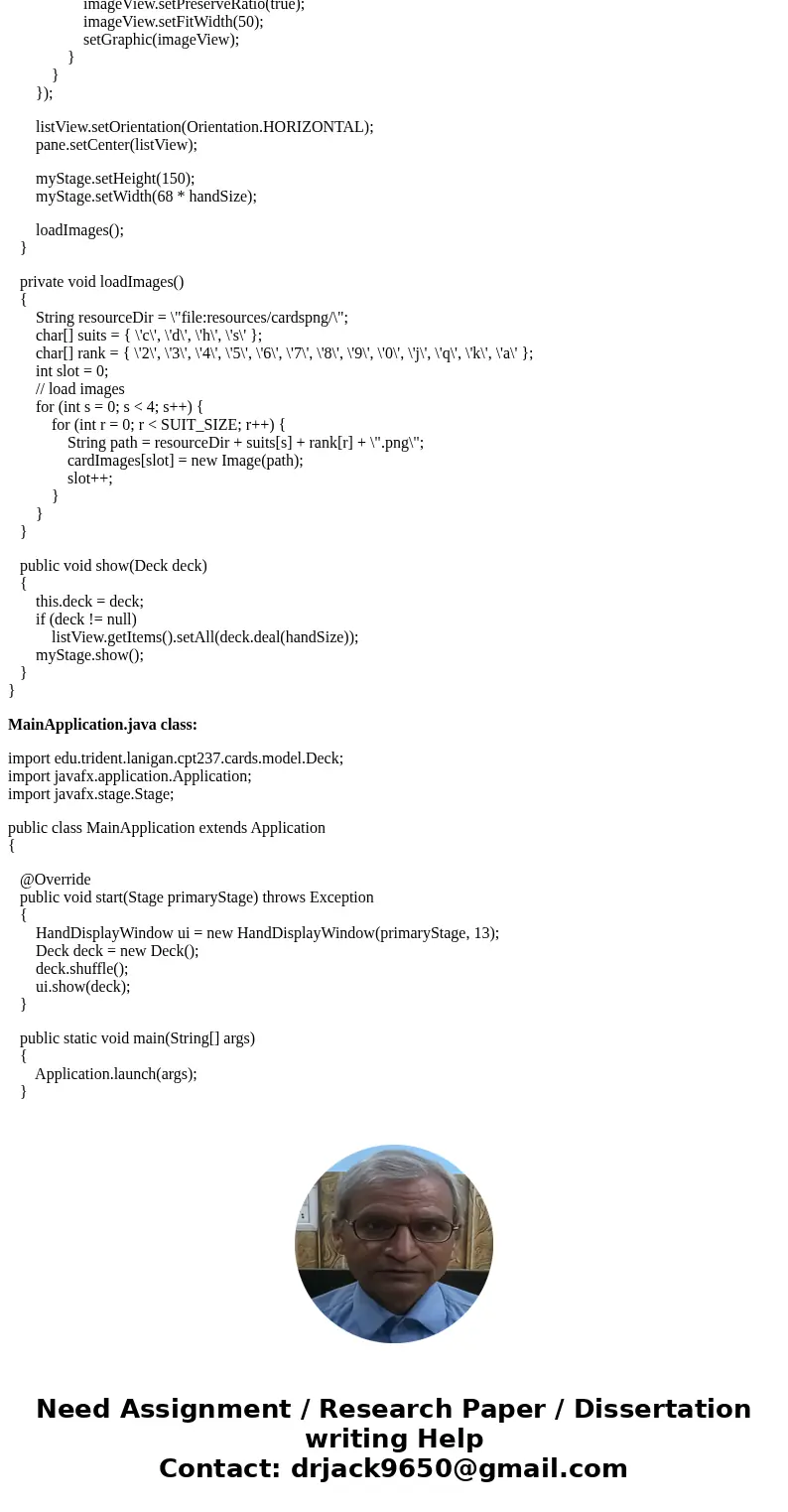 I have another assignment due for an advance java programming class that I do not understand how to do. I don\'t know how to implement the comparable interface  I have another assignment due for an advance java programming class that I do not understand how to do. I don\'t know how to implement the comparable interface