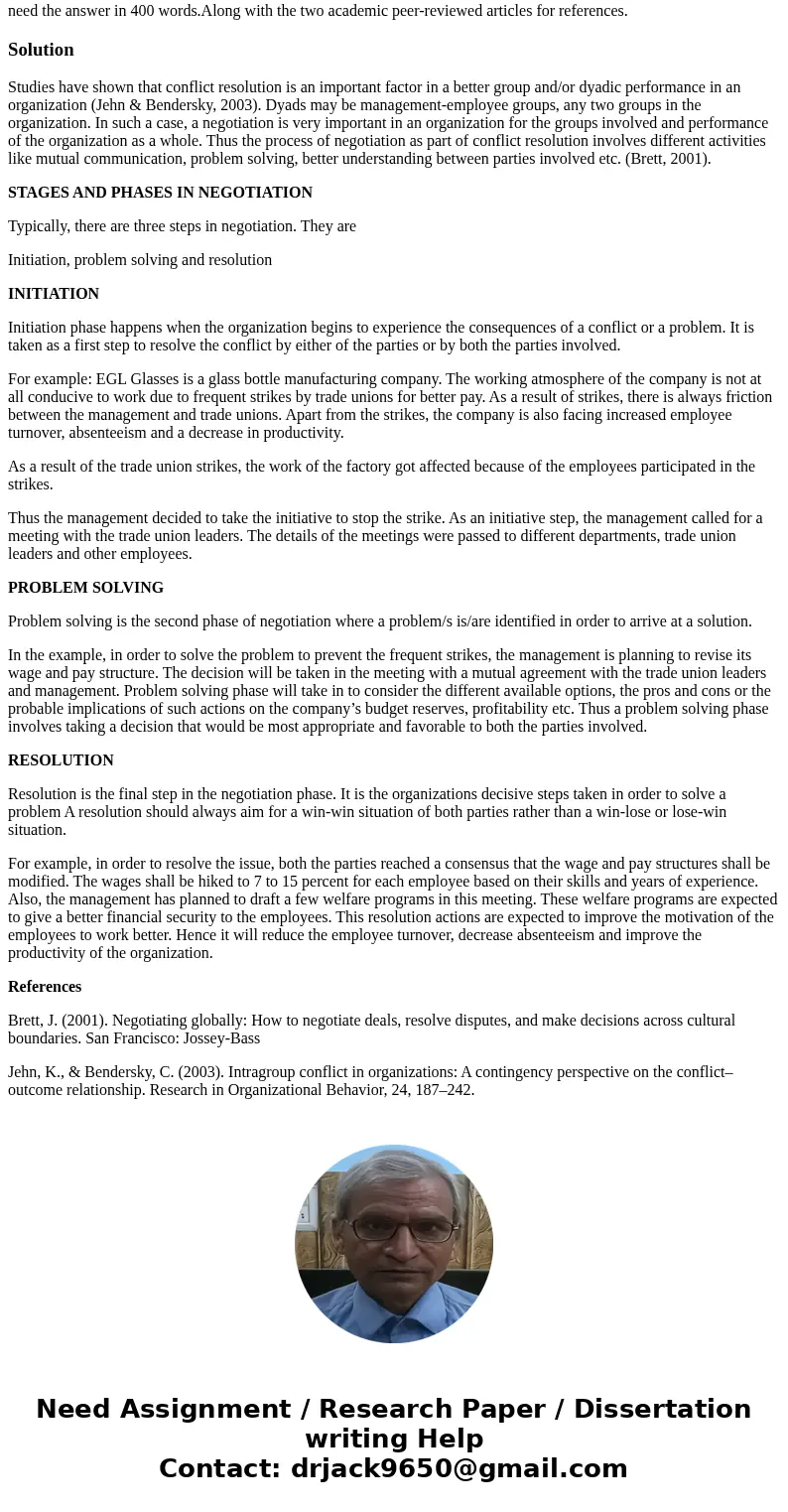 I. Understanding the Flow of Negotiations: Stages and Phases A. The typical steps or flow in a negotiation can be found in the phase models of negotiation: 1. I I. Understanding the Flow of Negotiations: Stages and Phases A. The typical steps or flow in a negotiation can be found in the phase models of negotiation: 1. I