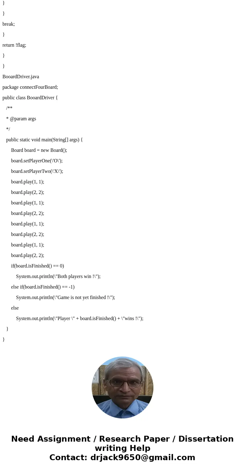 Implement a representation of the connect four board in a class called Board Board representation details: You are free to implement any additional methods if   Implement a representation of the connect four board in a class called Board Board representation details: You are free to implement any additional methods if